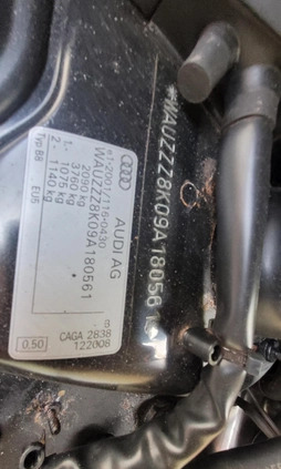 Audi A4 cena 29700 przebieg: 279875, rok produkcji 2009 z Rabka-Zdrój małe 596
